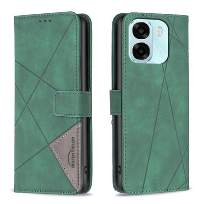 Magnetic Buckle Rhombus Texture Leather Phone Case, For OPPO Reno16 F 5G/Reno16 FS 5G, For OPPO Reno16/Reno16 Pro 5G Global, For OPPO Reno15 F 5G Global, For OPPO A6 5G / A6X 4G / A6X 5G
