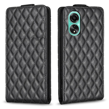 Diamond Lattice Vertical Flip Leather Phone Case, For OPPO A58 4G, For OPPO A78 4G, For OPPO A78 5G, For OPPO A98 5G