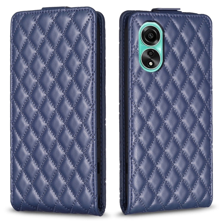 Diamond Lattice Vertical Flip Leather Phone Case, For OPPO A58 4G, For OPPO A78 4G, For OPPO A78 5G, For OPPO A98 5G
