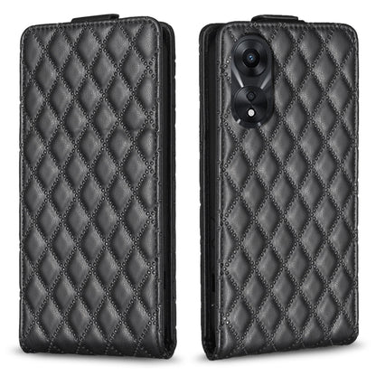 Diamond Lattice Vertical Flip Leather Phone Case, For OPPO A58 4G, For OPPO A78 4G, For OPPO A78 5G, For OPPO A98 5G