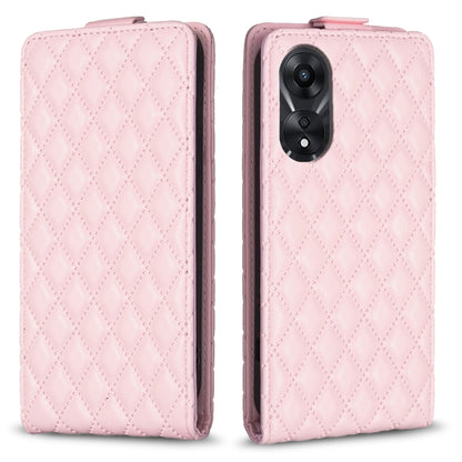 Diamond Lattice Vertical Flip Leather Phone Case, For OPPO A58 4G, For OPPO A78 4G, For OPPO A78 5G, For OPPO A98 5G
