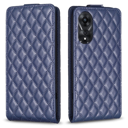 Diamond Lattice Vertical Flip Leather Phone Case, For OPPO A58 4G, For OPPO A78 4G, For OPPO A78 5G, For OPPO A98 5G