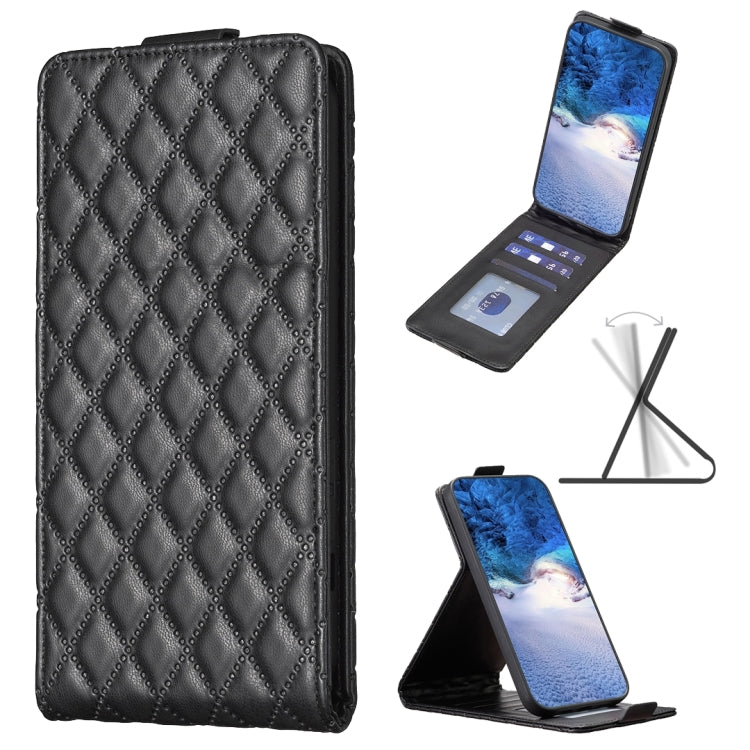 Diamond Lattice Vertical Flip Leather Phone Case, For OPPO A58 4G, For OPPO A78 4G, For OPPO A78 5G, For OPPO A98 5G