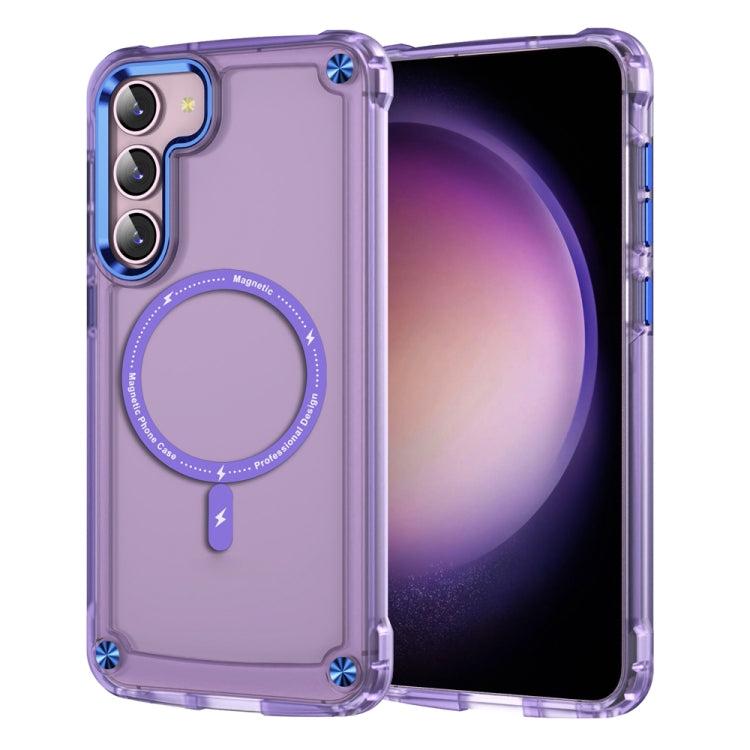 Skin Feel TPU + PC MagSafe Magnetic Phone Case, For Samsung Galaxy S23 Ultra 5G, For Samsung Galaxy S23+ 5G, For Samsung Galaxy S23 5G, For Samsung Galaxy S22 Ultra 5G, For Samsung Galaxy S22+ 5G, For Samsung Galaxy S22 5G