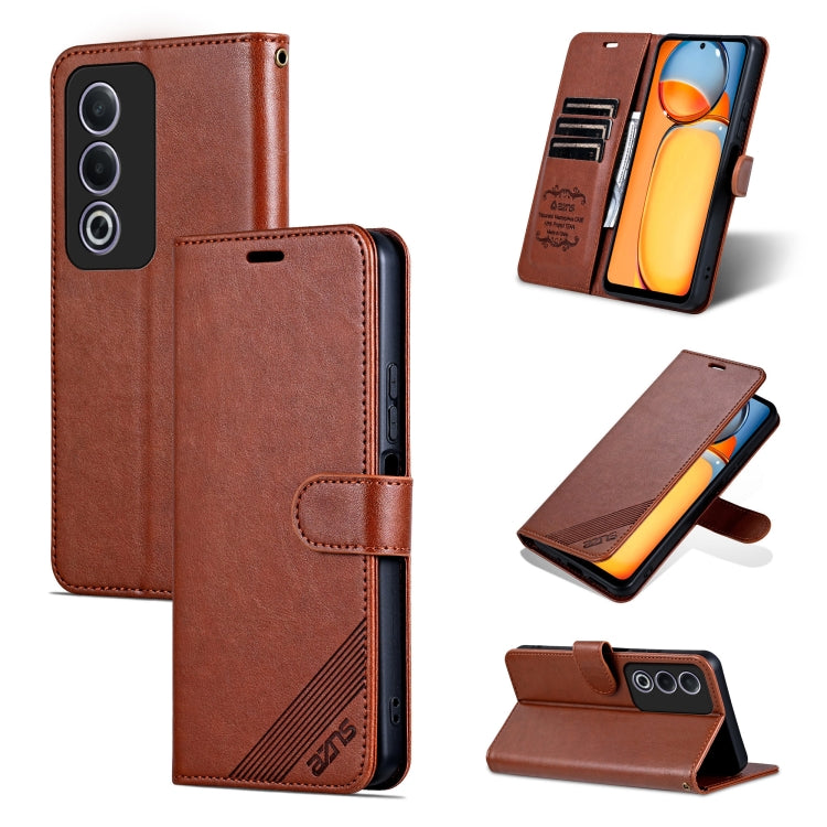 AZNS Sheepskin Texture Flip Leather Phone Case, For OPPO A5 Pro China, For OPPO Find X8, For OPPO A3 Energy / A3x 5G, For OPPO A3 Pro 5G Global, For OPPO K12x 5G Global, For OPPO A3 5G China, For OPPO K12x 5G, For OPPO K12