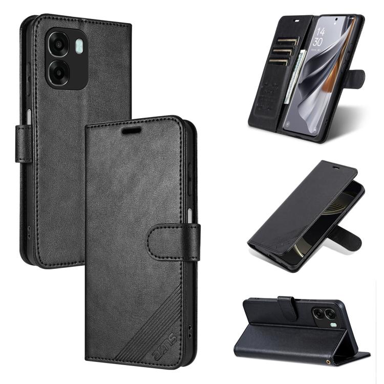 AZNS Sheepskin Texture Flip Leather Phone Case, For OPPO A7 Pro Max 5G, For OPPO Reno16 Pro 5G Global, For OPPO Reno16 5G Global, For OPPO A6 4G Global / A6x 4G Global, For OPPO A6 Pro 5G Global / F31 5G Global, For OPPO A5 5G Global / A5i Pro Global  ...