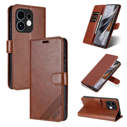 AZNS Sheepskin Texture Flip Leather Phone Case, For OPPO A7 Pro Max 5G, For OPPO Reno16 Pro 5G Global, For OPPO Reno16 5G Global, For OPPO A6 4G Global / A6x 4G Global, For OPPO A6 Pro 5G Global / F31 5G Global, For OPPO A5 5G Global / A5i Pro Global  ...