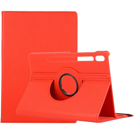 Litchi Texture 360 Degrees Rotation Holder Leather Tablet Case, For Samsung Galaxy Tab S10 FE / S9 FE / S9