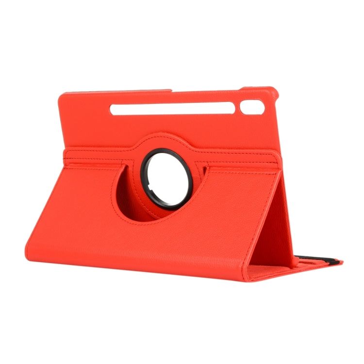 Litchi Texture 360 Degrees Rotation Holder Leather Tablet Case, For Samsung Galaxy Tab S10 FE / S9 FE / S9