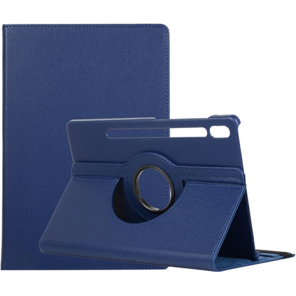 Litchi Texture 360 Degrees Rotation Holder Leather Tablet Case, For Samsung Galaxy Tab S10 FE / S9 FE / S9