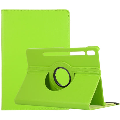 Litchi Texture 360 Degrees Rotation Holder Leather Tablet Case, For Samsung Galaxy Tab S10 FE / S9 FE / S9