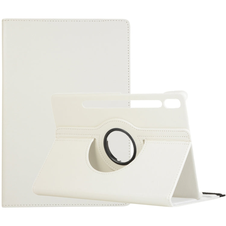 Litchi Texture 360 Degrees Rotation Holder Leather Tablet Case, For Samsung Galaxy Tab S9+ / Tab S10+