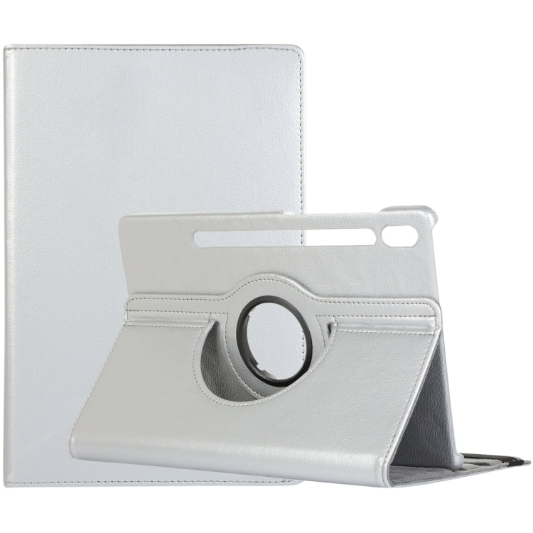 Litchi Texture 360 Degrees Rotation Holder Leather Tablet Case, For Samsung Galaxy Tab S9+ / Tab S10+