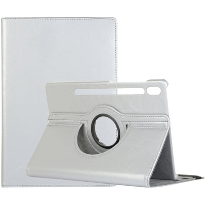 Litchi Texture 360 Degrees Rotation Holder Leather Tablet Case, For Samsung Galaxy Tab S9+ / Tab S10+