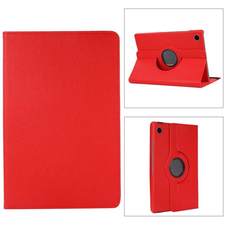 Litchi Texture 360 Degrees Rotation Holder Leather Tablet Case, For Samsung Galaxy Tab A9+ / Tab A11+, For Samsung Galaxy Tab A9 / Tab A11