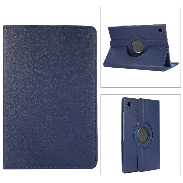 Litchi Texture 360 Degrees Rotation Holder Leather Tablet Case, For Samsung Galaxy Tab A9+ / Tab A11+, For Samsung Galaxy Tab A9 / Tab A11