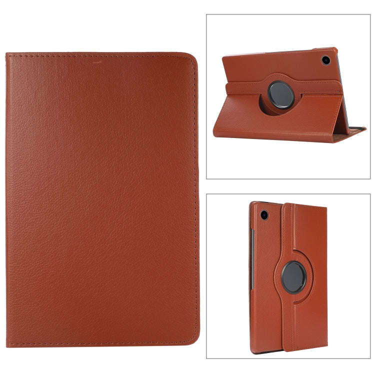 Litchi Texture 360 Degrees Rotation Holder Leather Tablet Case, For Samsung Galaxy Tab A9+ / Tab A11+, For Samsung Galaxy Tab A9 / Tab A11