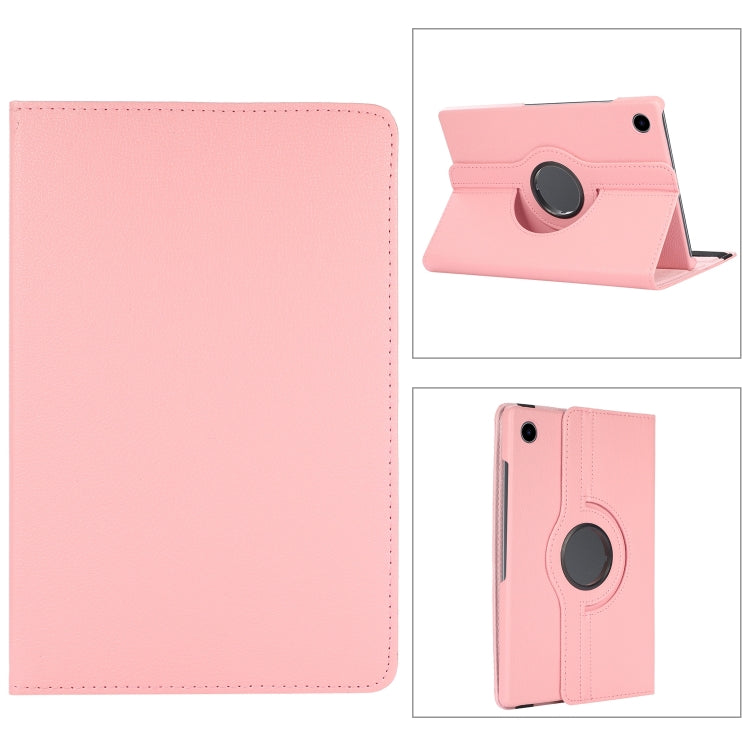 Litchi Texture 360 Degrees Rotation Holder Leather Tablet Case, For Samsung Galaxy Tab A9+ / Tab A11+, For Samsung Galaxy Tab A9 / Tab A11
