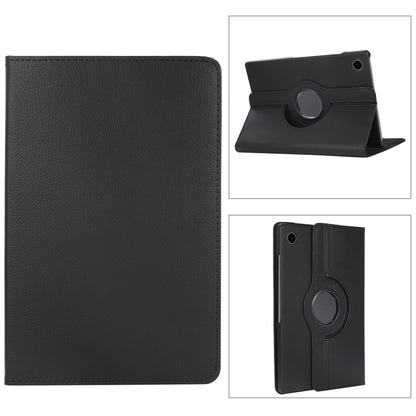 Litchi Texture 360 Degrees Rotation Holder Leather Tablet Case, For Samsung Galaxy Tab A9+ / Tab A11+, For Samsung Galaxy Tab A9 / Tab A11