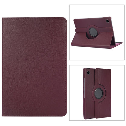 Litchi Texture 360 Degrees Rotation Holder Leather Tablet Case, For Samsung Galaxy Tab A9+ / Tab A11+, For Samsung Galaxy Tab A9 / Tab A11
