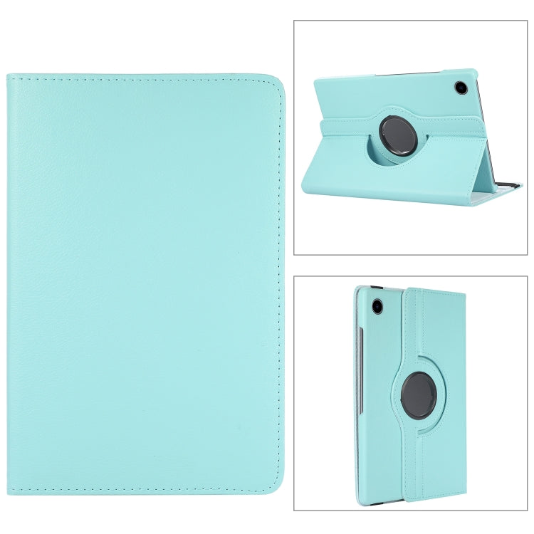 Litchi Texture 360 Degrees Rotation Holder Leather Tablet Case, For Samsung Galaxy Tab A9+ / Tab A11+, For Samsung Galaxy Tab A9 / Tab A11