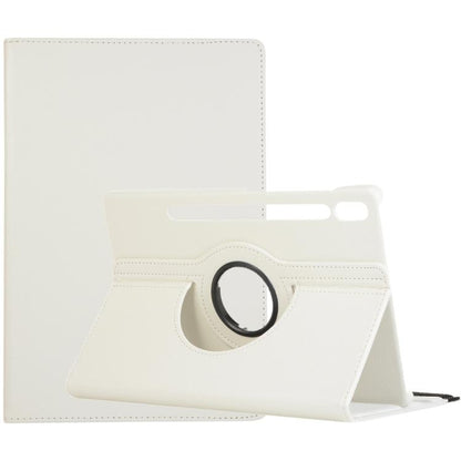 Litchi Texture 360 Degrees Rotation Holder Leather Tablet Case, For Samsung Galaxy Tab S10 FE+