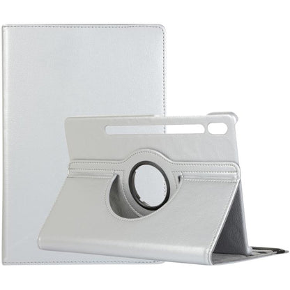 Litchi Texture 360 Degrees Rotation Holder Leather Tablet Case, For Samsung Galaxy Tab S10 FE+