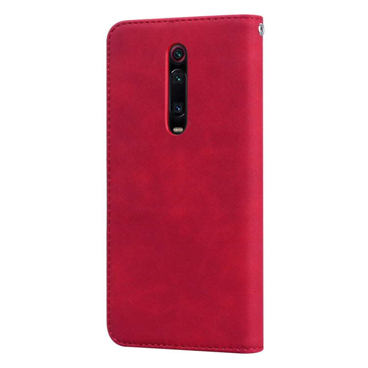 Frosted Business Magnetic Horizontal Flip PU Leather Case with Holder & Card Slot & Lanyard, For Xiaomi Redmi K20, For Xiaomi Redmi 6A, For Xiaomi Redmi 7, For Xiaomi Redmi 7A
