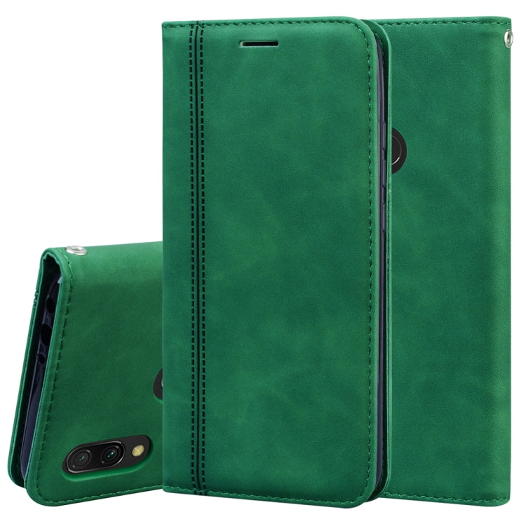 Frosted Business Magnetic Horizontal Flip PU Leather Case with Holder & Card Slot & Lanyard, For Xiaomi Redmi K20, For Xiaomi Redmi 6A, For Xiaomi Redmi 7, For Xiaomi Redmi 7A