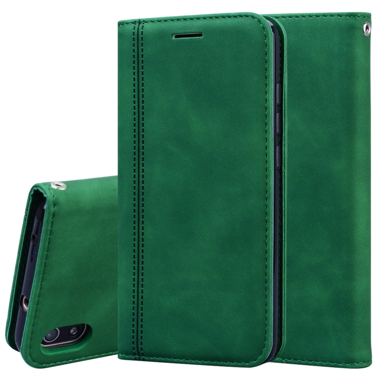 Frosted Business Magnetic Horizontal Flip PU Leather Case with Holder & Card Slot & Lanyard, For Xiaomi Redmi K20, For Xiaomi Redmi 6A, For Xiaomi Redmi 7, For Xiaomi Redmi 7A