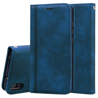 Frosted Business Magnetic Horizontal Flip PU Leather Case with Holder & Card Slot & Lanyard, For Xiaomi Redmi K20, For Xiaomi Redmi 6A, For Xiaomi Redmi 7, For Xiaomi Redmi 7A