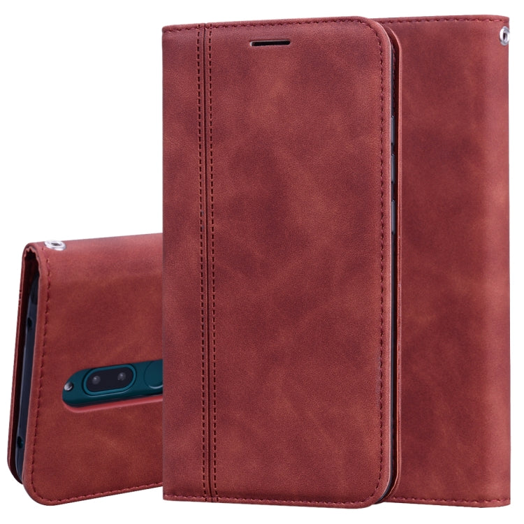 Frosted Business Magnetic Horizontal Flip PU Leather Case with Holder & Card Slot & Lanyard, For Xiaomi Redmi 8, For Xiaomi Redmi 8A, For Xiaomi Redmi Note 7, For Xiaomi Redmi Note 8 Pro