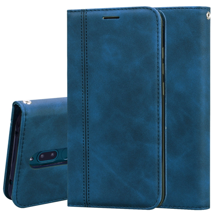 Frosted Business Magnetic Horizontal Flip PU Leather Case with Holder & Card Slot & Lanyard, For Xiaomi Redmi 8, For Xiaomi Redmi 8A, For Xiaomi Redmi Note 7, For Xiaomi Redmi Note 8 Pro