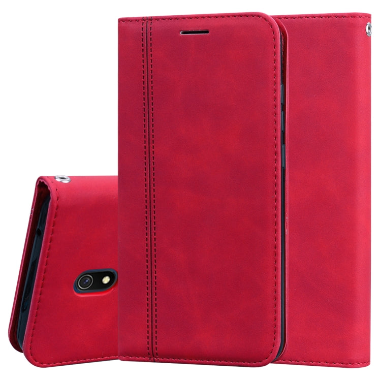 Frosted Business Magnetic Horizontal Flip PU Leather Case with Holder & Card Slot & Lanyard, For Xiaomi Redmi 8, For Xiaomi Redmi 8A, For Xiaomi Redmi Note 7, For Xiaomi Redmi Note 8 Pro