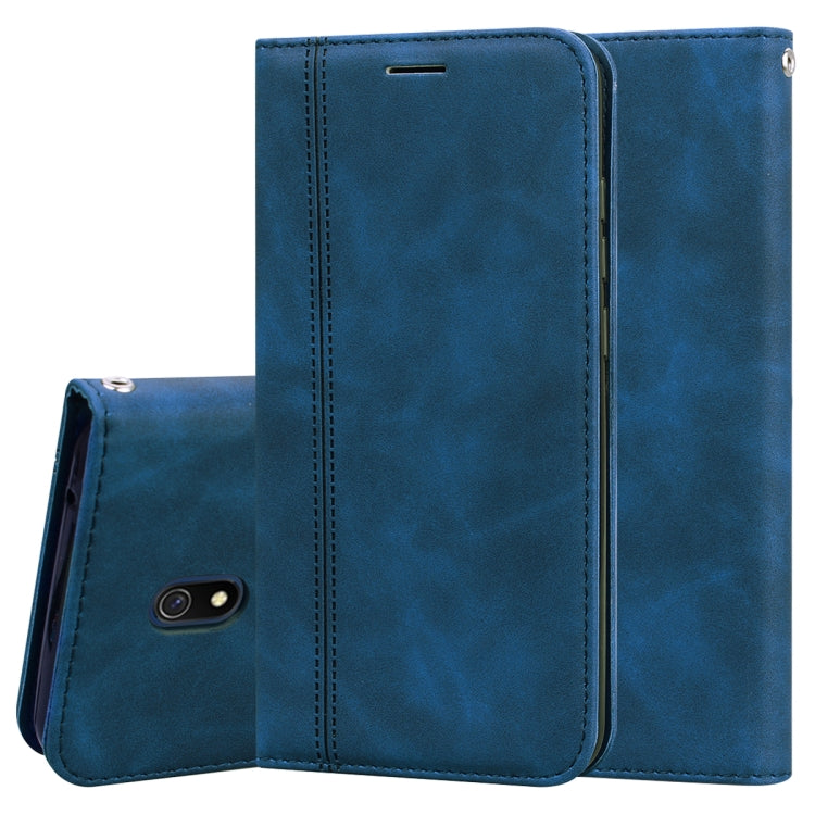 Frosted Business Magnetic Horizontal Flip PU Leather Case with Holder & Card Slot & Lanyard, For Xiaomi Redmi 8, For Xiaomi Redmi 8A, For Xiaomi Redmi Note 7, For Xiaomi Redmi Note 8 Pro