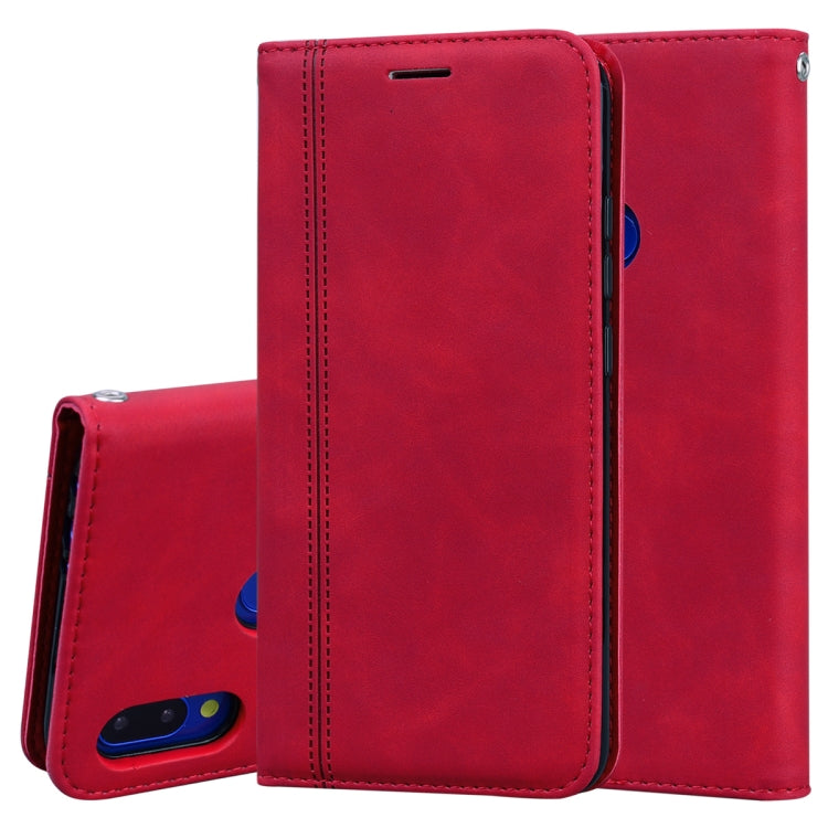 Frosted Business Magnetic Horizontal Flip PU Leather Case with Holder & Card Slot & Lanyard, For Xiaomi Redmi 8, For Xiaomi Redmi 8A, For Xiaomi Redmi Note 7, For Xiaomi Redmi Note 8 Pro