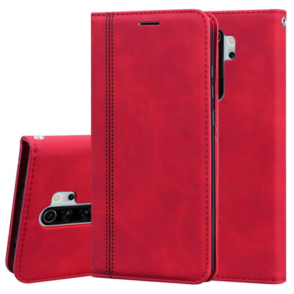 Frosted Business Magnetic Horizontal Flip PU Leather Case with Holder & Card Slot & Lanyard, For Xiaomi Redmi 8, For Xiaomi Redmi 8A, For Xiaomi Redmi Note 7, For Xiaomi Redmi Note 8 Pro