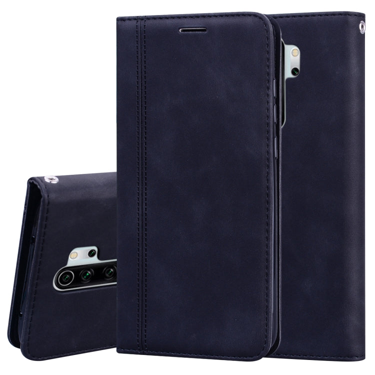 Frosted Business Magnetic Horizontal Flip PU Leather Case with Holder & Card Slot & Lanyard, For Xiaomi Redmi 8, For Xiaomi Redmi 8A, For Xiaomi Redmi Note 7, For Xiaomi Redmi Note 8 Pro