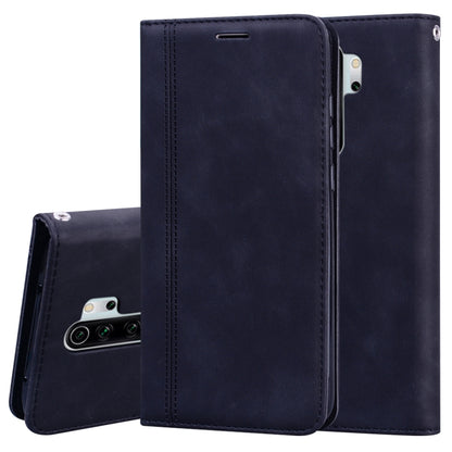 Frosted Business Magnetic Horizontal Flip PU Leather Case with Holder & Card Slot & Lanyard, For Xiaomi Redmi 8, For Xiaomi Redmi 8A, For Xiaomi Redmi Note 7, For Xiaomi Redmi Note 8 Pro