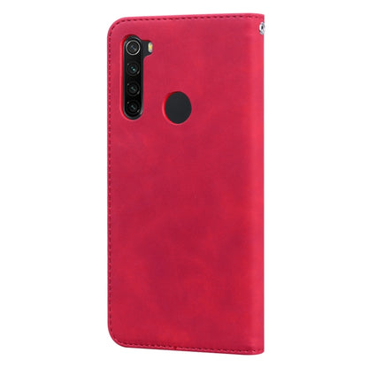 Frosted Business Magnetic Horizontal Flip PU Leather Case with Holder & Card Slot & Lanyard, For Xiaomi Redmi Note 8, For Xiaomi Redmi Note 8T, For Xiaomi Redmi Note 9 / Redmi 10X 4G, For Xiaomi Redmi Note 9S