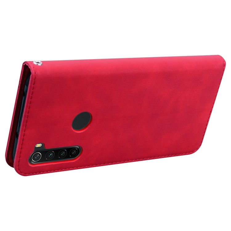 Frosted Business Magnetic Horizontal Flip PU Leather Case with Holder & Card Slot & Lanyard, For Xiaomi Redmi Note 8, For Xiaomi Redmi Note 8T, For Xiaomi Redmi Note 9 / Redmi 10X 4G, For Xiaomi Redmi Note 9S