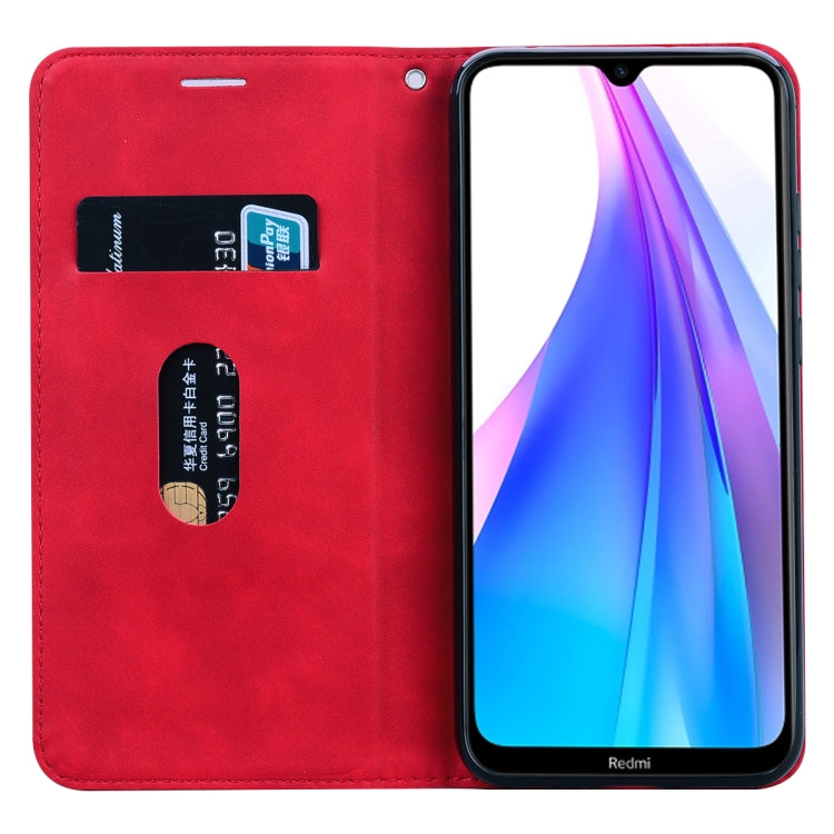 Frosted Business Magnetic Horizontal Flip PU Leather Case with Holder & Card Slot & Lanyard, For Xiaomi Redmi Note 8, For Xiaomi Redmi Note 8T, For Xiaomi Redmi Note 9 / Redmi 10X 4G, For Xiaomi Redmi Note 9S