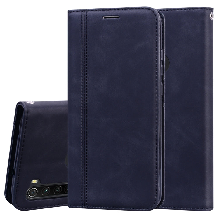 Frosted Business Magnetic Horizontal Flip PU Leather Case with Holder & Card Slot & Lanyard, For Xiaomi Redmi Note 8, For Xiaomi Redmi Note 8T, For Xiaomi Redmi Note 9 / Redmi 10X 4G, For Xiaomi Redmi Note 9S