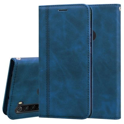 Frosted Business Magnetic Horizontal Flip PU Leather Case with Holder & Card Slot & Lanyard, For Xiaomi Redmi Note 8, For Xiaomi Redmi Note 8T, For Xiaomi Redmi Note 9 / Redmi 10X 4G, For Xiaomi Redmi Note 9S