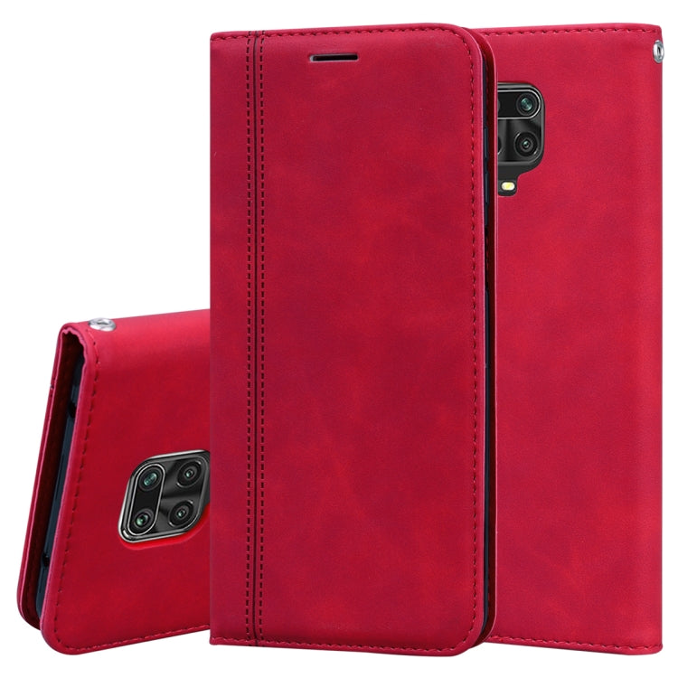 Frosted Business Magnetic Horizontal Flip PU Leather Case with Holder & Card Slot & Lanyard, For Xiaomi Redmi Note 8, For Xiaomi Redmi Note 8T, For Xiaomi Redmi Note 9 / Redmi 10X 4G, For Xiaomi Redmi Note 9S