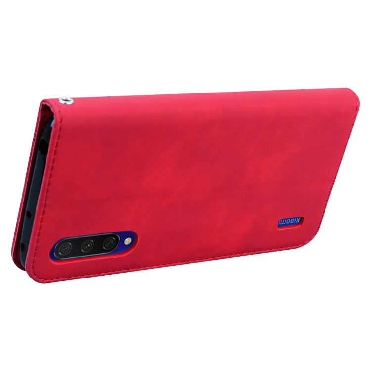 Frosted Business Magnetic Horizontal Flip PU Leather Case with Holder & Card Slot & Lanyard, For Xiaomi Mi CC9 / A3 Lite / Mi 9 Lite, For Xiaomi Mi CC9e
