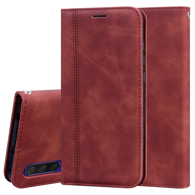 Frosted Business Magnetic Horizontal Flip PU Leather Case with Holder & Card Slot & Lanyard, For Xiaomi Mi CC9 / A3 Lite / Mi 9 Lite, For Xiaomi Mi CC9e