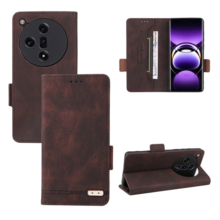 Magnetic Clasp Leather Phone Case, For OPPO Reno12 Global, For OPPO A60, For OPPO A3 Pro 5G Global, For OPPO Find X7
