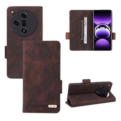 Magnetic Clasp Leather Phone Case, For OPPO Reno12 Global, For OPPO A60, For OPPO A3 Pro 5G Global, For OPPO Find X7
