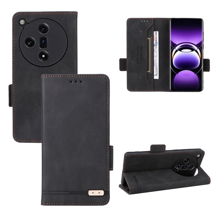 Magnetic Clasp Leather Phone Case, For OPPO Reno12 Global, For OPPO A60, For OPPO A3 Pro 5G Global, For OPPO Find X7